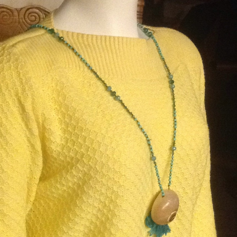 Aqua Shell Necklace